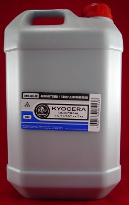 Тонер для Kyocera Universal (TK-17/1xx/3xx/4xx/TK-710/7105) (кан. 1кг) B&W Premium UT19F1A Mitsubishi/MKI фас.Россия