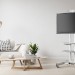 Мобильная стойка на 1 ТВ ONKRON TS1552 White