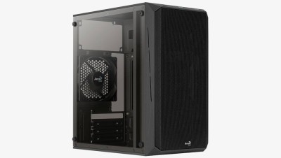 Корпус AeroCool CS-107-A-BK Black Mini Tower (Micro ATX/Mini ITX, без БП, Acrylic, Steel SPCC, 1x120mm ) (4710562759372)