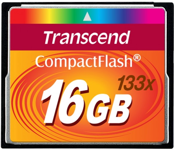 Карта памяти Transcend CompactFlash 133 16GB