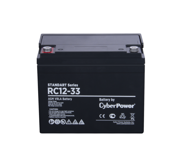 Аккумуляторная батарея SS CyberPower RC 12-33 / 12 В 33 Ач CyberPower Standart Series RC 12-33