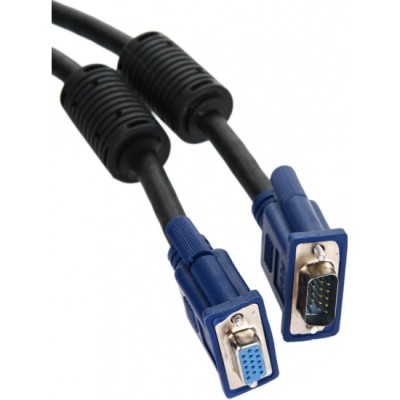 Кабель удлинительный Монитор-SVGA card (15M-15F) 10m, 2 фильтра VCOM <VVG6460-10M>