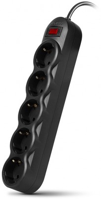 Фильтр SVEN SF-05L 1,8 м (5 розеток) черный SVEN SF-05L (1.8 м, 5 розеток)