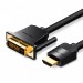 Кабель Vention HDMI 19M/DVI-D Dual link 25M - 3 м. Vention HDMI (m) - DVI-D (m) 3м