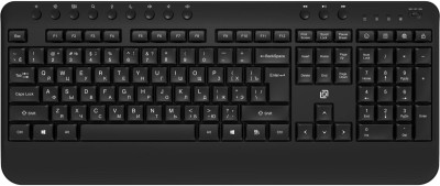 Клавиатура Oklick K257W черный USB беспроводная Multimedia (подставка для запястий) (2070286) Oklick 2070286