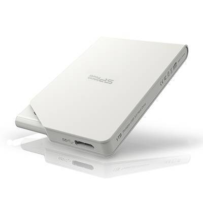 Внешний жесткий диск 1TB Silicon Power  Stream S03, 2.5", USB 3.2, Белый