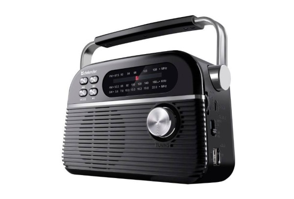 Defender Радиоприёмник Vega 5Вт FM/AM/SW/BT/USB/TF/1200мАч