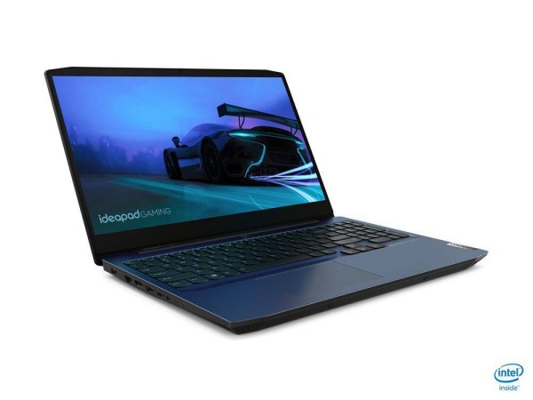 Ноутбук Lenovo Gaming3 15IMH05 15.6" FHD,Intel Core i7-10750H,8Gb,512Gb SSD,1650GTX Ti 4Gb,DOS,blue(81Y40097RK)