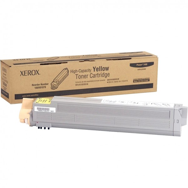 ТОНЕР-КАРТРИДЖ ЖЕЛТЫЙ PH 7400, 18K Xerox 106R01079