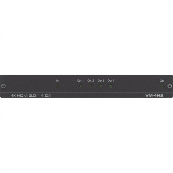 Усилитель-распределитель 1:4 HDMI UHD; поддержка 4K60 4:4:4, HDMI 2.0 [10-80408090] Kramer VM-4H2