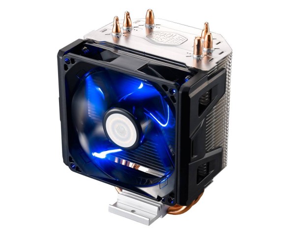 Кулер CPU Cooler Master Hyper 103 (1155/1156/775/FM2/AM3, 95W, 17-30 dB, 800-2200 rpm, 92мм, 4pin, медь+алюминий, синяя 