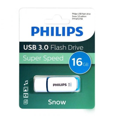 Флеш накопитель 16GB PHILIPS SNOW3.0 16GB, USB 3.0