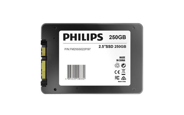 Твердотельный диск 250GB PHILIPS FM25SS022P/97  2.5", SATA III, TLC [R/W - 500/400 MB/s]