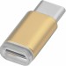 Greenconnect Переходник USB Type C на micro USB 2.0, M/F, Greenconnect, золотистый, GCR-UC3U2MF-G Greenconnect USB Type C на micro USB 2.0, M/F золотистый