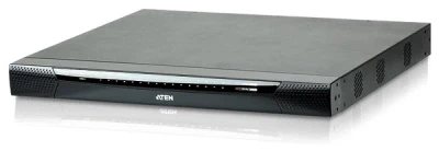 32-портовый KVM-переключатель, 1 local user(HDB15(SVGA Female)+KBD(PS/2)+MOUSE(PS/2)) + 2 remote user RJ45(через консоль 32 IP-user)