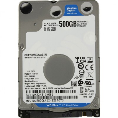 Жесткий диск Western Digital Blue 500GB (WD5000LPZX)