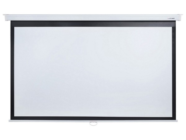 [LMP-100106CSR] Настенный экран Lumien [Master Picture CSR] 170x213см (раб.область 115х203 см) (92") MW FiberGlass черн. кайма по периметру, верх.кайма 52 см, механизм плавного возврата, возможность потолочн./настенного крепления (белый корпус) 16:9