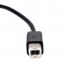 Greenconnect Кабель 1.0m USB 2.0, AM/BM, черный, 28/28 AWG, экран, армированный, морозостойкий, GCR-UPC5M-BB2S-1.0m Greenconnect USB 2.0 AM - USB 2.0 BM 1м