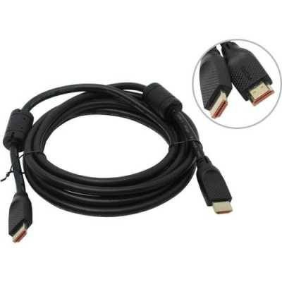 Кабель HDMI 19M/M ver 2.0, 3М,2 фильтра, Aopen/Qust <ACG517D-3M>