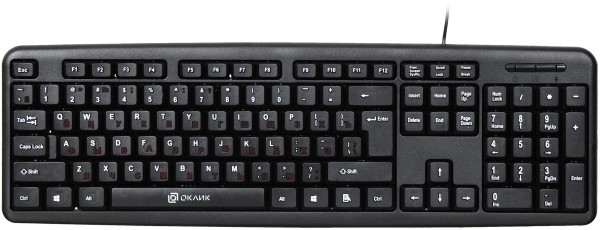 Клавиатура Oklick 90M черный USB Oklick 402127