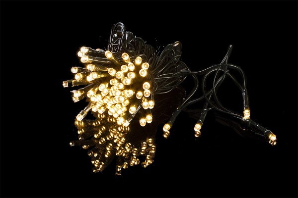 Гирлянда Гирлянда 250LED 220V, 8 режимов, 5 м, нить, мягкий белый