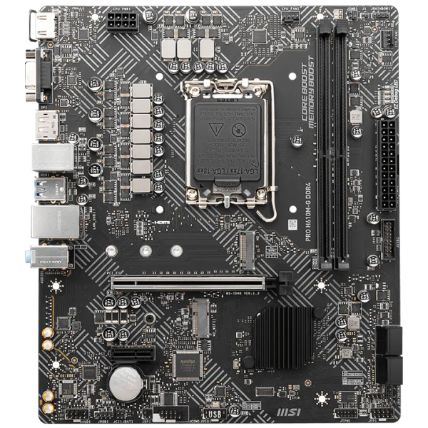 Материнская плата MSI PRO H610M-G  BULK