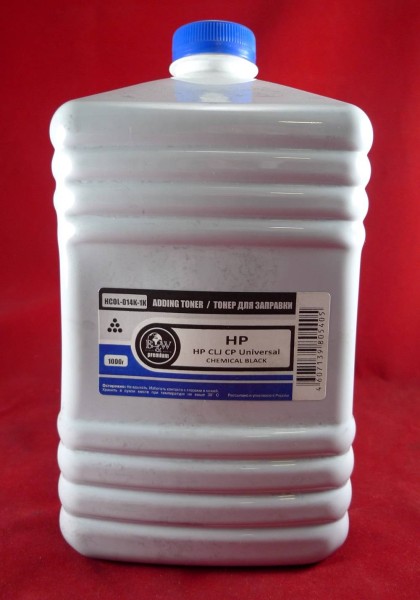 Тонер для картриджей Universal Black химический Q6000A/CB540A/CE310A/CC530A/CE320A (кан. 1кг) B&W Premium фас.Россия