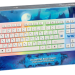 Defender Проводная игровая клавиатура White GK-172 RU,радуж. подсветка,104 кнопки Defender 45172