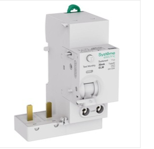 Блок дифференциального тока (ВДТ) Systeme Electric 63A 2P 30мА Тип-AC 230В Systeme9, S9V12263 