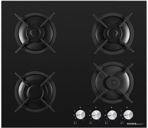 Газовая варочная панель HOMSair HGG641BK