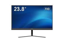 Монитор 23,8″, 1920×1080; матрица VA; 100 Гц; 250 кд/м²; время отклика 7 мс; HDMI, VGA, аудиовыход 3,5 мм; режим работы 
