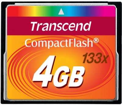 Карта памяти Transcend CompactFlash 133 4GB