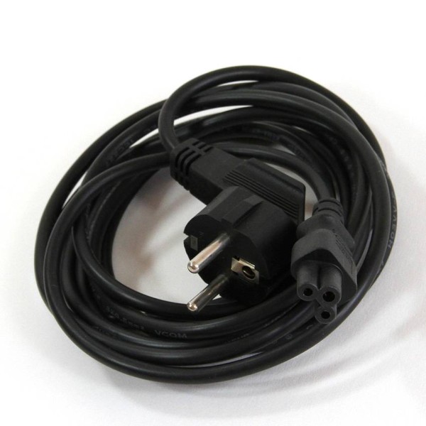 Кабель питания для ноутбуков 3-pin медь <VDE> 3G*0.5mm2 VCOM 3m <CE022-CU0.5-3M>