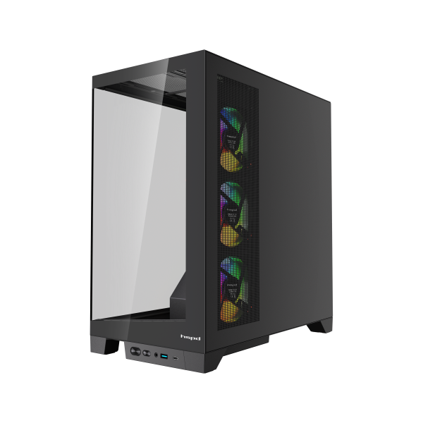 Корпус без блока питания HSPD F550-TGBK-ARGB