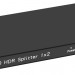 Greenconnect Разветвитель HDMI v2.0, 1x2, 4Kx2K 60Hz / 1080p / 3D, 4:4:4, ультратонкий корпус, серия Greenline, GL-VK2 Переходники Greenconnect\GL-VK2