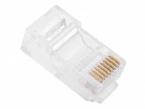 Коннектор RJ-45 (8P8C) для UTP кабеля Cat. 6, 100 шт, TELECOM.