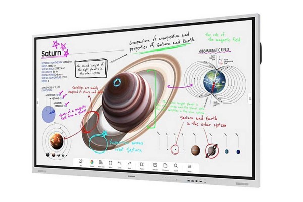Интерактивный дисплей FLIP Samsung [WM85B] 3840х2160,4000:1, 350кд/м2,20 касаний