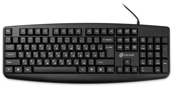 Клавиатура Oklick 105M черный USB (1678092) Oklick 1678092