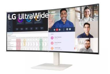 МОНИТОР 38" LG 38WR85QC-W WHITE с поворотом экрана (IPS, 3840x1600, 144Hz, 1 ms, 178°/178°, 600 cd/m, 1000:1, +2хHDMI)