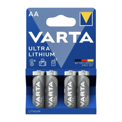 Батарейка Varta ULTRA FR6 AA BL4 Lithium 1.5V (6106) (4/40/400) (4 шт.) Varta ULTRA FR6 AA BL4 Lithium 1.5V (6106) (4/40/400) (4 шт.)