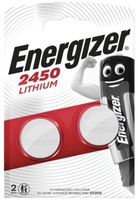 Батарейка Energizer CR2450 BL2 Lithium 3V (2/20/280) Energizer E300830702