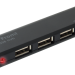Defender#1 Универсальный USB разветвитель Quadro Promt USB 2.0, 4 порта Defender#1 Quadro Promt USB 2.0