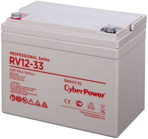 Аккумуляторная батарея PS CyberPower RV 12-33 / 12 В 33 Ач Батарея аккумуляторная для ИБП CyberPower RV 12-33