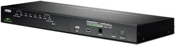 Переключатель электронный, 8 портов PS2/USB, доступ по IP ATEN CS1708I