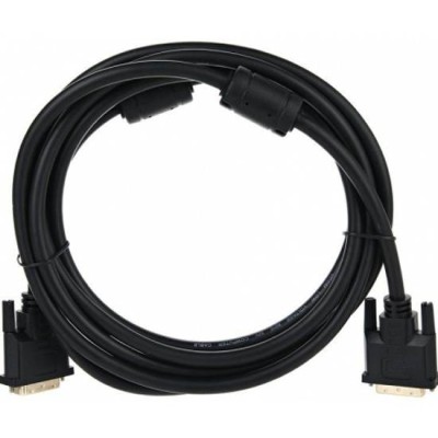Кабель DVI-DVI Dual Link (25M-25M), 5m, 2 фильтра <VDV6300-5M>, VCOM.
