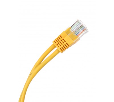 Патчкорд литой Aopen/Qust UTP кат.5е 15м желтый <ANP511_15M_Y>