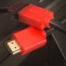 GCR Кабель 2.0m HDMI версия 1.4, черный, красные коннекторы, OD7.3mm, 30/30 AWG, позолоченные контакты, Ethernet 10.2 Гбит/с, 3D, 4K GCR-HM450-2.0m, экран Greenconnect GCR-HM450-2.0m