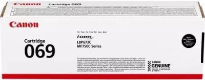 Картридж CANON 069 BK черный  2100 стр