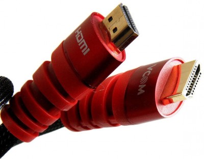 Кабель HDMI 19M/M ver. black and red 2.0, 3m VCOM <CG526S-R-3M> Blister VCOM HDMI (m)- HDMI (m) 3м
