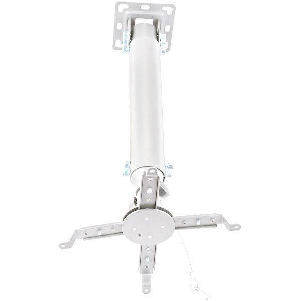 Крепление потолочное Kromax PROJECTOR-100 белый для проектора, 3 ст свободы, наклон 30°, вращение на 360°